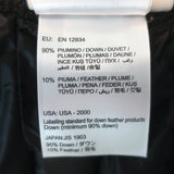 Moncler Delfi Leather Down Puffer Jacket Black Size 0