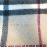 Burberry Nova Check Throw Blanket Beige Lambswool