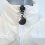 Moncler Ghany Down Puffer Vest Cream Size 0