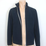 Theory Solomon Hooded Shell Jacket Navy Size Medium