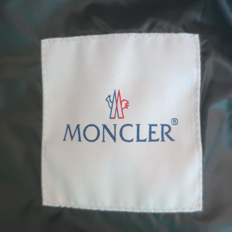 Moncler Liane Down Puffer Vest Dark Olive Size 1 NEW