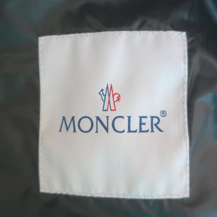 Moncler Liane Down Puffer Vest Dark Olive Size 1 NEW