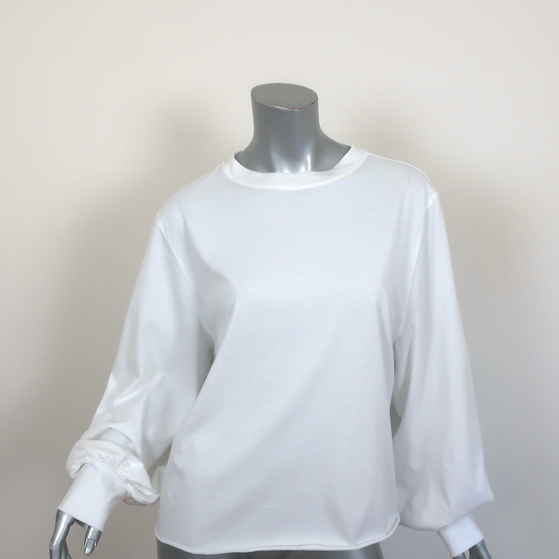 Louis Vuitton Poet Sleeve Blouse White. Size 36