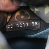 Louis Vuitton Pillow Comfort Ankle Boots Black & Brown Monogram Nylon Size 38