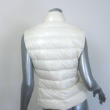 Moncler Ghany Down Puffer Vest Cream Size 0