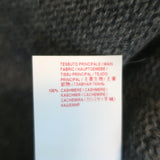 Marni Tipped Cashmere Cardigan Gray/Red Size 40 V-Neck Sweater NEW