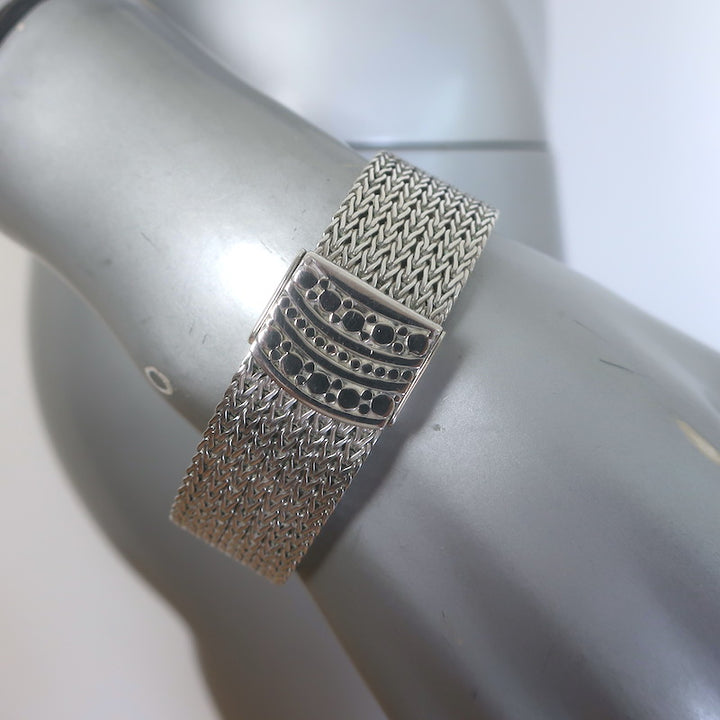 John Hardy Dot Collection Sterling Silver Mesh Bracelet