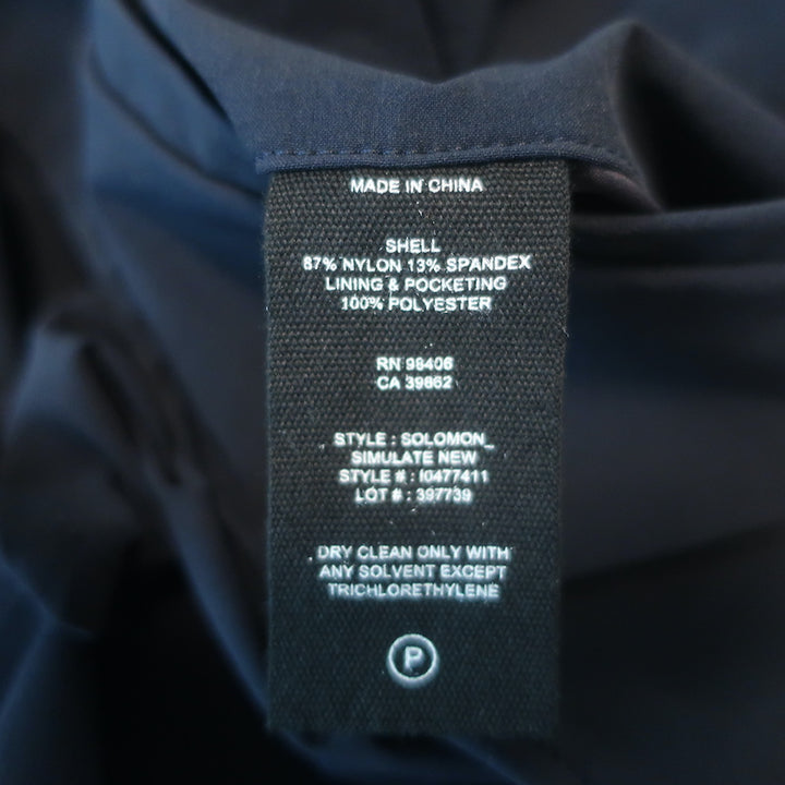Theory Solomon Hooded Shell Jacket Navy Size Medium