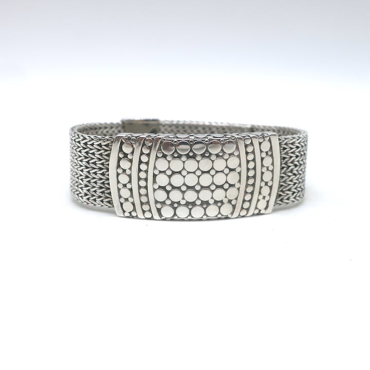 John Hardy Dot Collection Sterling Silver Mesh Bracelet