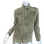 Anine Bing Army Jacket Olive Stretch Cotton Size Extra Small NEW