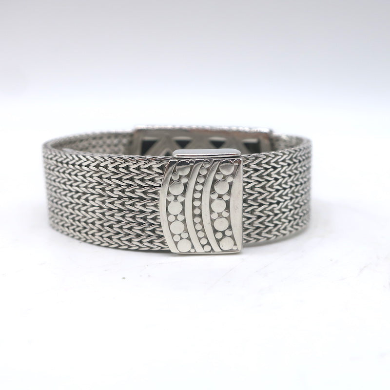 John Hardy Dot Collection Sterling Silver Mesh Bracelet