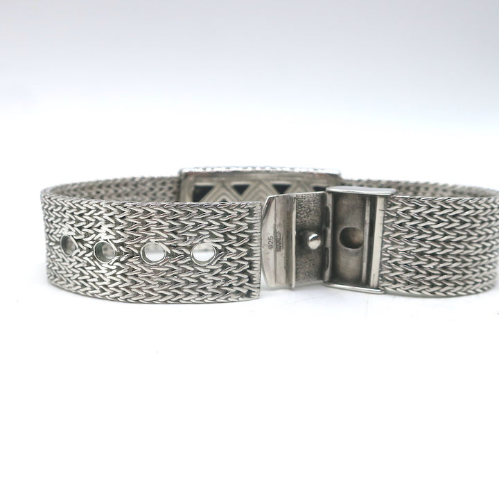 John Hardy Dot Collection Sterling Silver Mesh Bracelet