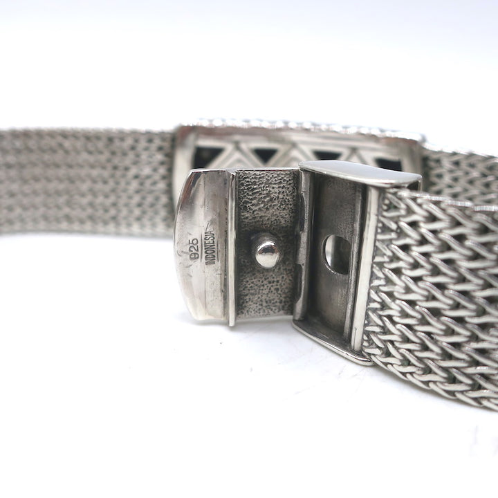 John Hardy Dot Collection Sterling Silver Mesh Bracelet