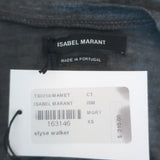 Isabel Marant Mamet Tank Top Dark Gray Linen Jersey Size Extra Small NEW