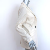 Rag & Bone Margot Blazer Ecru Stretch Linen Size 2 One-Button Jacket