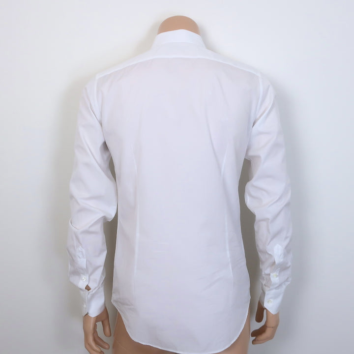 Valentino Long Sleeve Button Down Shirt White Cotton Size 38 / 15