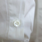 Valentino Long Sleeve Button Down Shirt White Cotton Size 38 / 15