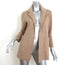 J.Crew Open-Front Sweater Blazer Camel Merino Wool Size Extra Small NEW