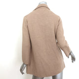 J.Crew Open-Front Sweater Blazer Camel Merino Wool Size Extra Small NEW