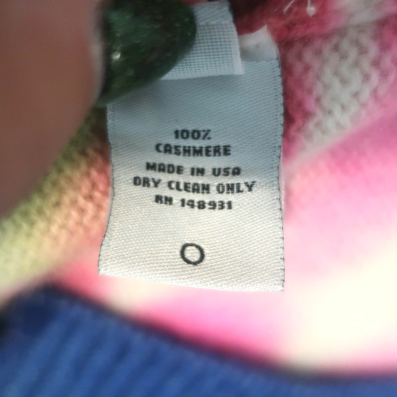 The Elder Statesman Olympus tie-dye cashmere cardigan, multi-color, extra-small — authentic pre-owned luxury piece.