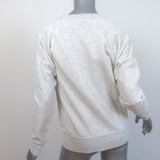 Isabel Marant Etoile Revolution Raglan Sweatshirt Ecru Fleece Size 36 NEW