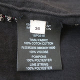 Isabel Marant Etoile Maxi Dress Meadlon Black Embroidered Cotton Size 36