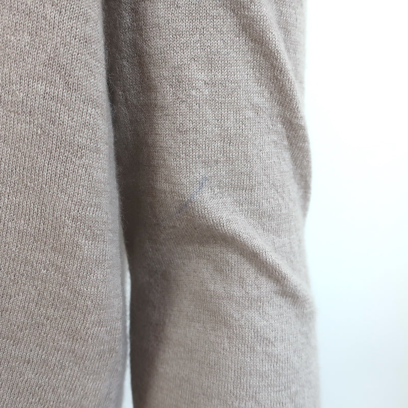 Autumn Cashmere Shawl Collar Crop Cardigan Taupe Cashmere Size Medium NEW