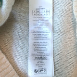 Christian Dior Star-Embroidered Cashmere Crewneck Sweater Ivory Size US 6