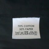 Dries Van Noten Belted Wrap Dress Black Cotton-Blend Size 34 Half-Sleeve Midi