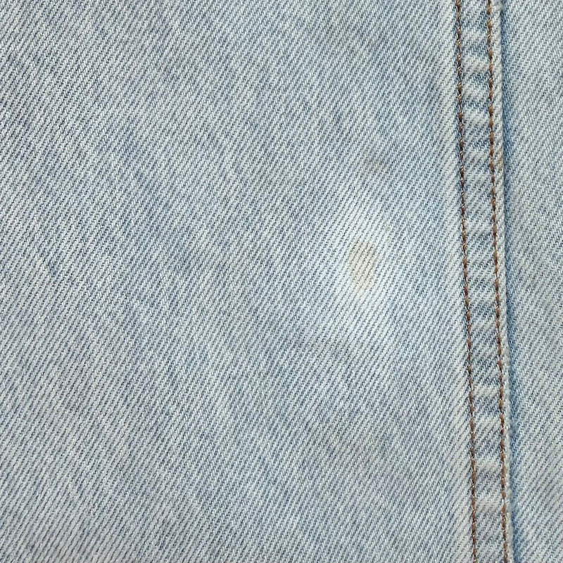 KHAITE Callum Straight Leg Jeans Shelburne Light Blue Denim Size 26