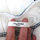 Isabel Marant Etoile Maxi Dress Meadlon White Embroidered Cotton Size 36