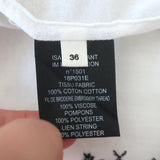 Isabel Marant Etoile Maxi Dress Meadlon White Embroidered Cotton Size 36