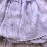 Ulla Johnson Elodie Midi Dress Lavender Pleated Silk Chiffon Size 0