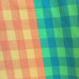 Stine Goya Mavelin Short Sleeve Dress Multicolor Picnic Check Size Extra Small