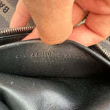 Balenciaga Souvenir XS Belt Bag Gray Logo Jacquard Canvas