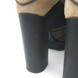 Louis Vuitton Star Trail Lace-Up Ankle Boots Brown Monogram & Suede Size 38