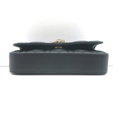 Christian Dior My Dior Talk Phone Pouch Black Cannage Leather Crossbody Bag NEW