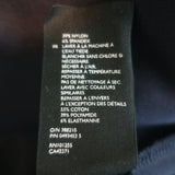 COS Long Sleeve Dress Navy Stretch Cotton Size Small