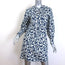 Derek Lam 10 Crosby Kasha Mini Dress Cream/Navy Floral Print Size 4 NEW