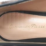 Gianvito Rossi Leopard Print Pony Hair Pointed Toe Ballet Flats Size 37 NEW