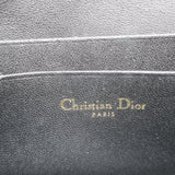 Christian Dior My Dior Talk Phone Pouch Black Cannage Leather Crossbody Bag NEW