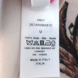 Christian Dior Le Monde 90 Square Scarf Blush Silk Twill NEW