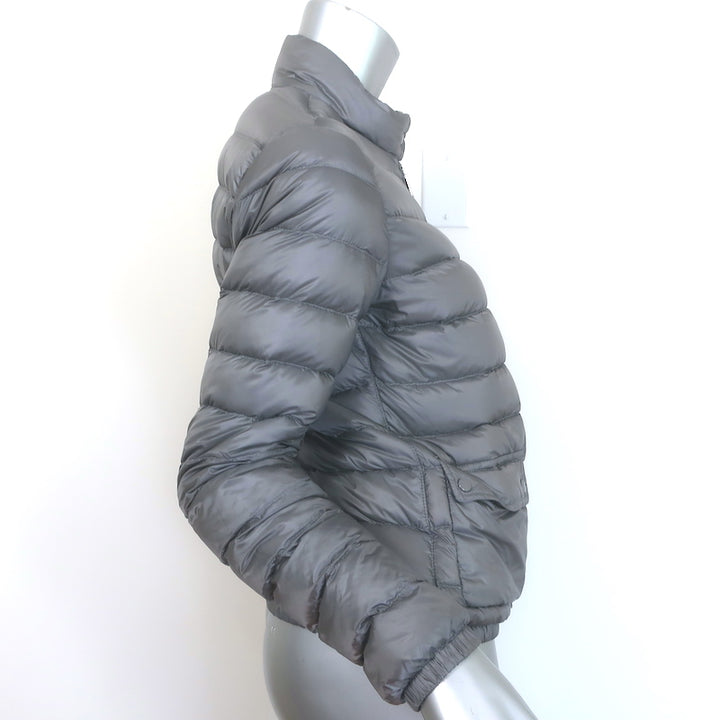 Moncler Lans Packable Down Puffer Jacket Gray Size 1