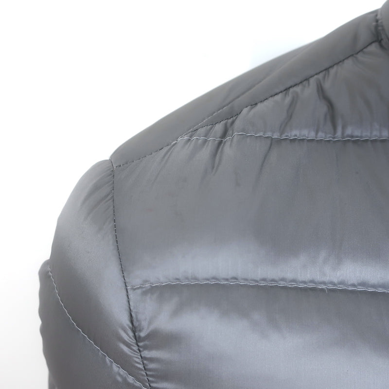 Moncler Lans Packable Down Puffer Jacket Gray Size 1