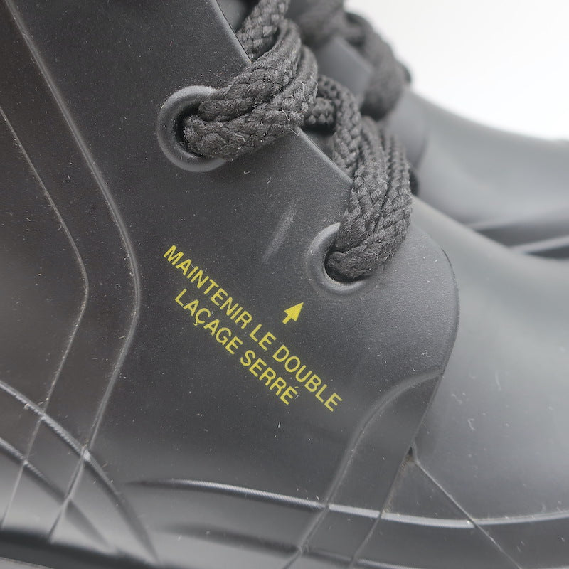 Christian Dior Diorcamp Rubber Combat Boots Black Size 38
