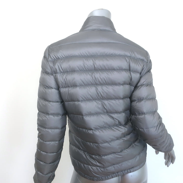 Moncler Lans Packable Down Puffer Jacket Gray Size 1