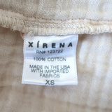 Xirena Lennox Button-Front Midi Dress Ivory Cotton Gauze Size Extra Small