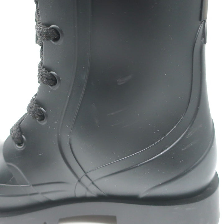 Christian Dior Diorcamp Rubber Combat Boots Black Size 38