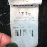 Missoni double-breasted space-dye brushed mohair coat in black and brown, pre-owned luxury piece, size 38