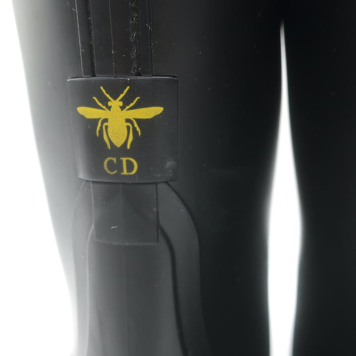 Christian Dior Diorcamp Rubber Combat Boots Black Size 38
